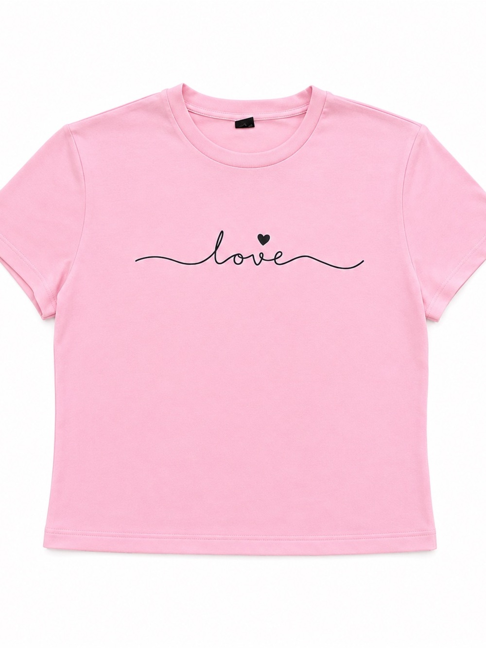 Top Pink 'Love' Graphic Tee